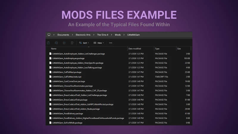 Mod File Sims The Sims 4 Mods Folder & Files (Location & Details)